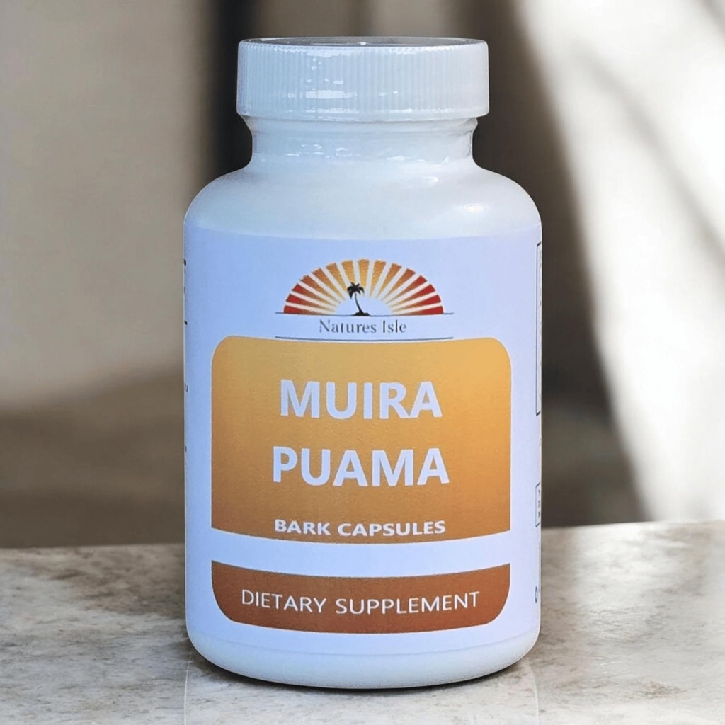 Generieke Muira Puama Bark Poeder Capsules 500mg - 120