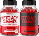 Keto ACV Gummies (60 Count) en Keto ACV Gummies (90 Count) for Weight Loss Advanced Formula (1000mg) Support Healthy Digestie & Metabolisme - Delicious Apple Flavor, Non-GMO, Vegan & Made in USA