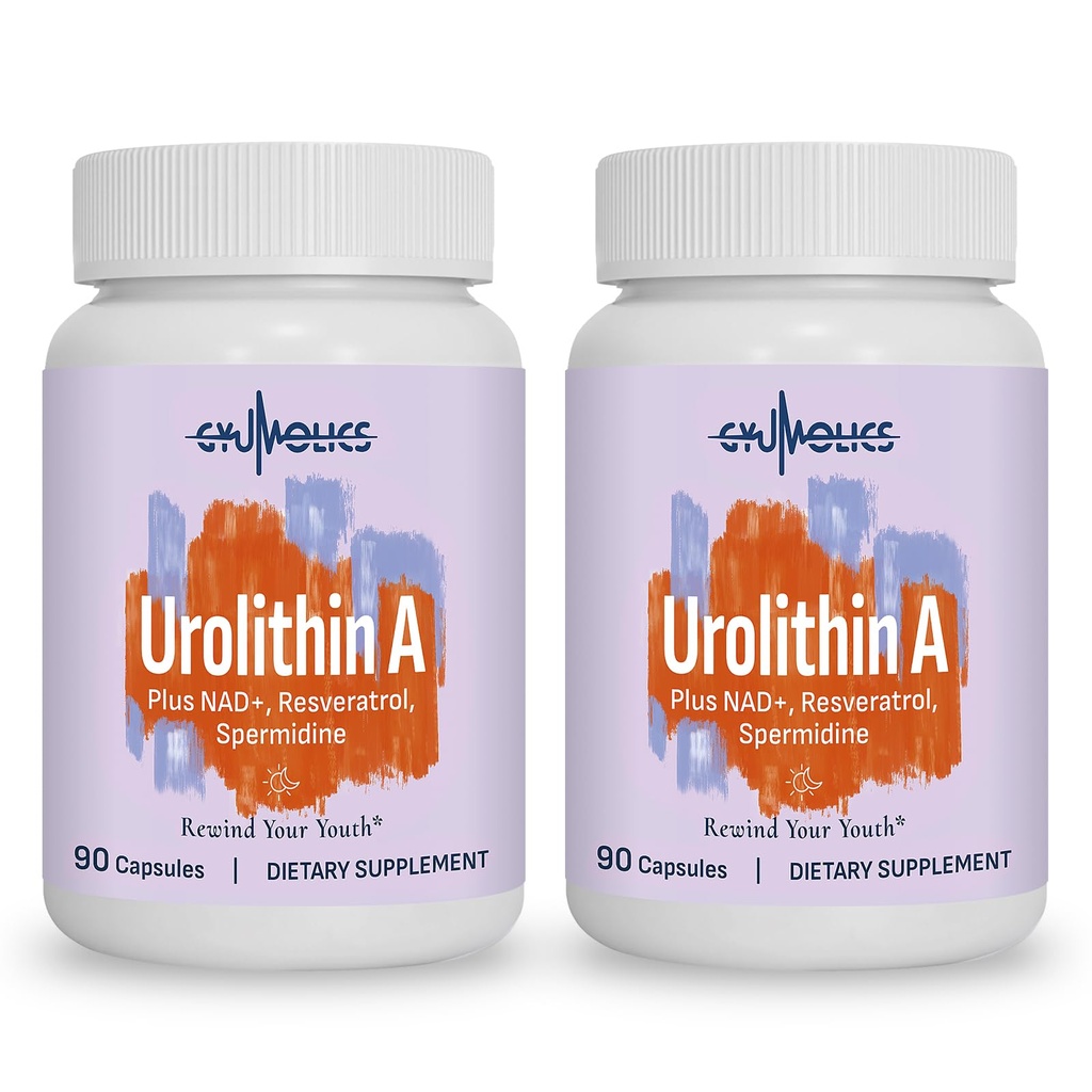 High Dose Urolithin A Supplement 1200mg for Women & Men, High Purity & Potency, 180 Capsules