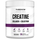 Jacked Factory Creatine voor vrouwen - Creatine Monohydraat met Collageen + Colostrum ter ondersteuning van workout prestaties, Lean Spiergroei, gezond haar, huid, & Nails - 30 Servers, Unflavored