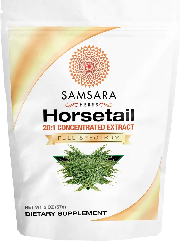 Samsara Kruiden Paardenstaartpoeder (2oz/57g) - 20:1 Geconcentreerd Extract