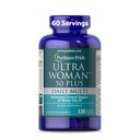 Puritan's Pride Ultra Woman 50 Plus High Potency Performance Time Release Dagelijkse Multivitamine met Zink, Dieetsupplement voor gezonde Veroudering en Cellular Energy Production, 2 maand levering, 120 Tel.