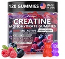 Creatine Monohydraat Gummies Complex 8000 MG voor mannen Vrouwen, Createine Gummy met Taurine BCAA voor energie ondersteuning en spierkracht, Sugar Free Pre-workout supplement