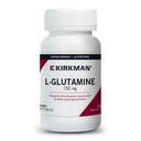 Kirkman L-Glutamine 250 mg - Hypoallergenic | 250 Vegetarian Capsules | Amino Acid | Gluten and Casein Free