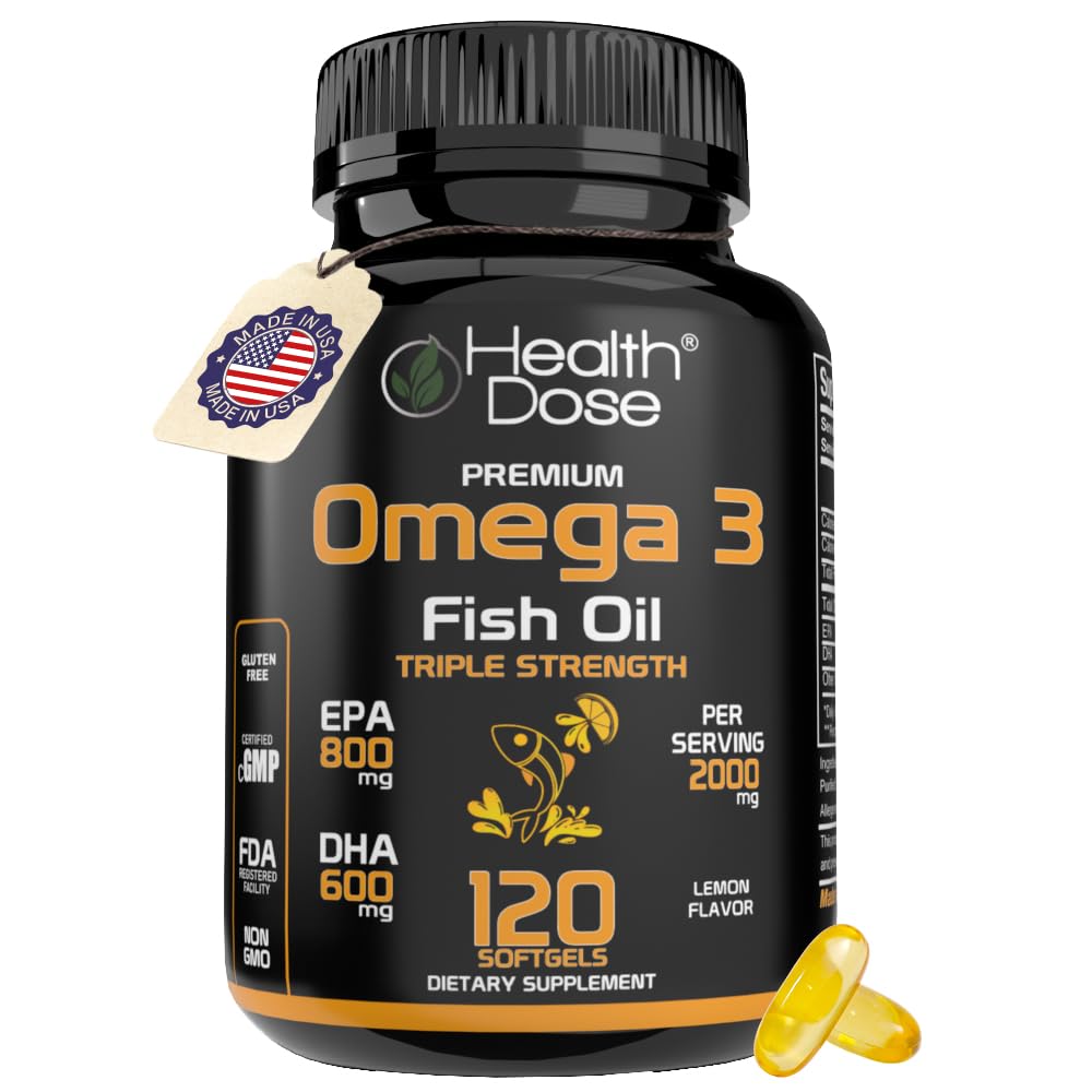 Health Dose Omega 3 Visolie 2000mg 