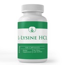 PURE ORIGINEEL INGREDIËNTEN L-Lysine HCL (100 capsules) Altijd zuiver, Geen additieven of fillers, Lab geverifieerd