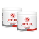 Reflux - Digestief supplement - Elke tub = 30 scoops = 30 servers - Mucosale ondersteuning voor zure problemen - met Mucosave FG en Slippery Elm Bast (2 tubs)