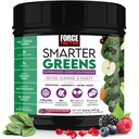 Force Factor Slimmere Groenen Superfoods Poeder ter ondersteuning van spijsvertering, Gut Health, opgeblazen, Greens Poeder met Probiotica, Prebiotica, Digestieve Enzymen, & Adaptogenen, Granaatappelbessen, 30 porties