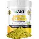 AKI Quercetin Powder 98% Sophora Japonica Flower Extract Quercetin 725mg, Helpful in Increase Energy & Overall Wellness - Non GMO & Gluten Free - Vitamin Dietary Supplement (1oz/28.35g)
