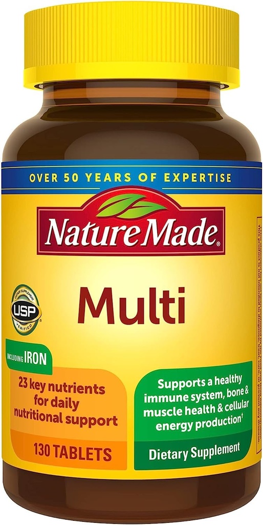 Nature faite Comprimés Multi Complet 130 ea (paquet de 4)