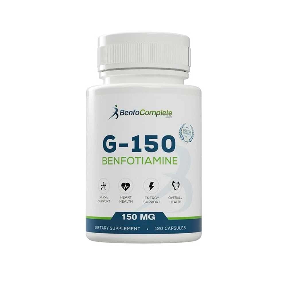 Benfotiamine 150mg 120 Gelatin Capsules Per Bottle