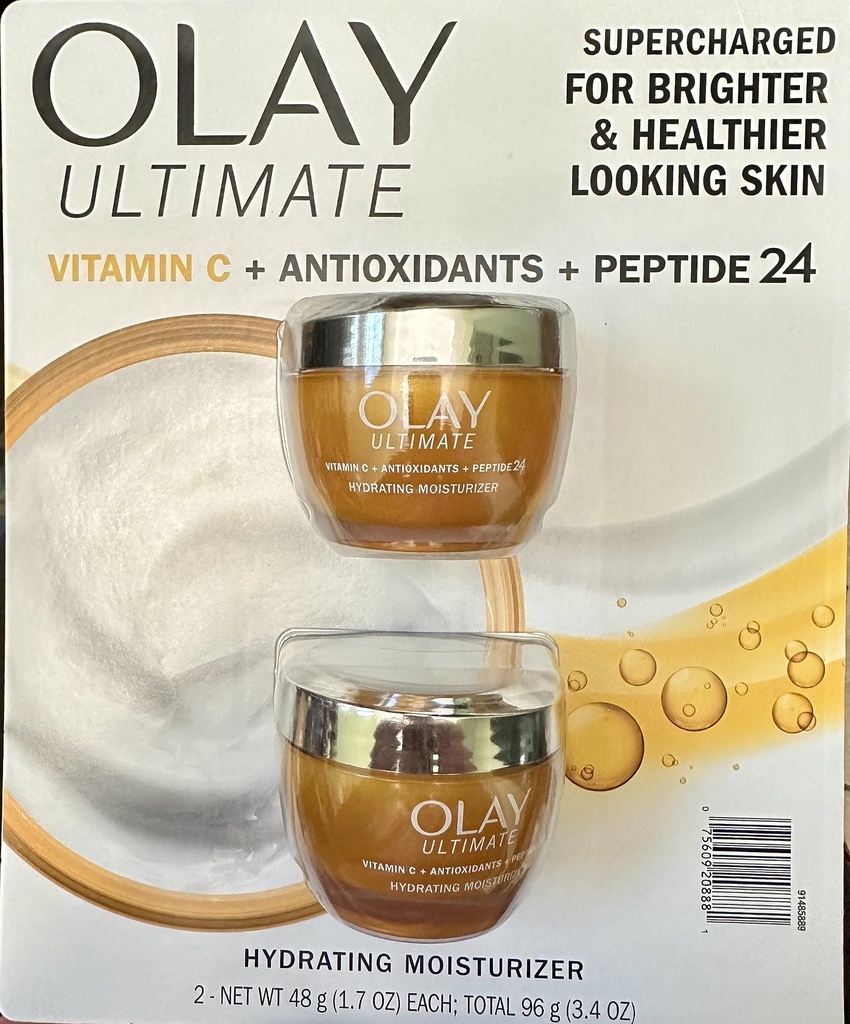Olay Ultimate Vitamin C + Antioxidants + Peptide Twenty Four (2 Pack)
