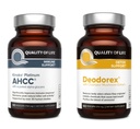 Kwaliteit van het leven Alle natuurlijke Immune Ondersteuning en Detox Bundle - Kinoko Platinum AHCC paddo Extract - Deodorex Detox Ondersteuning Supplement