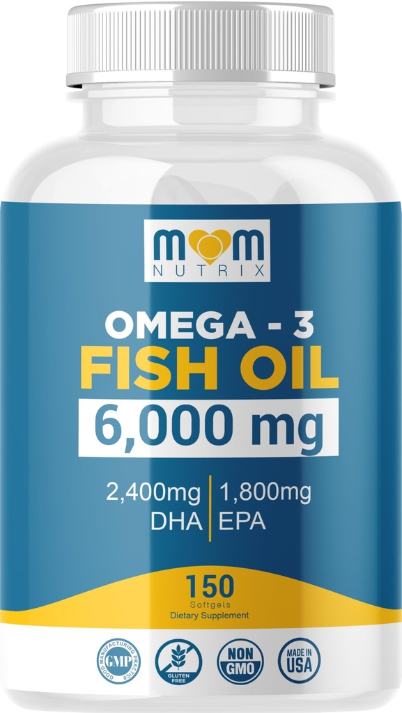 Omega 3 Visolie met maximum EPA DHA - Ondersteunt Hersenen, Lever, Hart & Immuniteit - Made in The USA - 150 Softgels