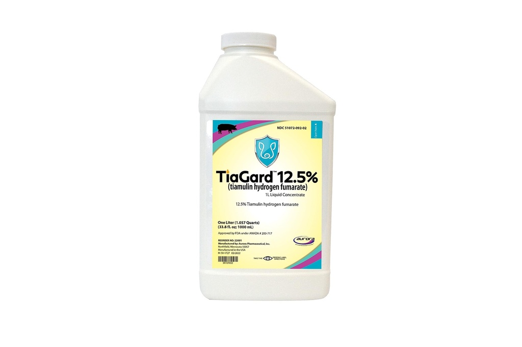 Aurora TiaGard 12,5% Liquid Concentrate, Generic for Denagard, 1L, One Liter