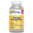 SOLARAY Vitamine B Complex 100mg - Cellular Energy, Nerve and Heart Health Support - Supplies All 8 B Complex Vitamins - Vitamin B12, B1, B2, B3, B6, Niacin, Folic Acid and Biotin - Vegan, 275 Serves