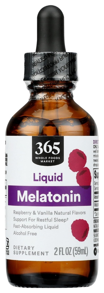 365 door Whole Foods Market, Liquid Melatonine, 2 fl oz
