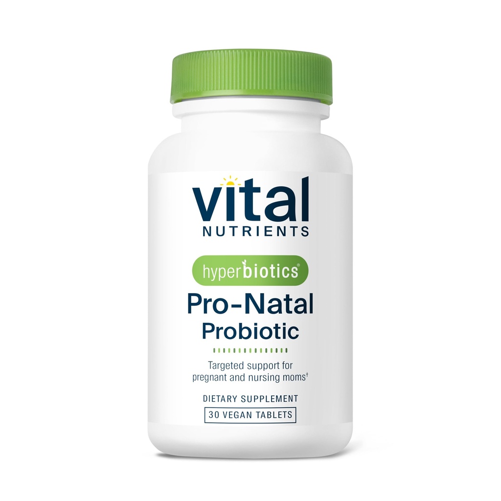 Hyperbiotica Vitale Nutriënten Pro-Natal Prenatale Probiotica voor Vrouwen Ondersteuning voor Occasional Misselijkheid, Bloating, en Gas 