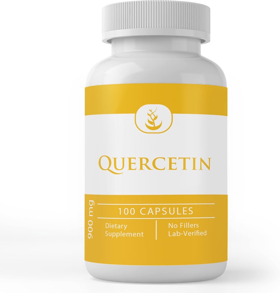 Pure Original Ingrediënten Quercetine (100 capsules) Altijd zuiver, Geen additieven of fillers, Lab geverifieerd