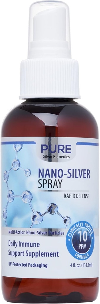 Pure Nano Silver Spray 4oz 