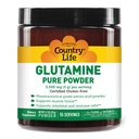 Country Life Glutamine Pure Powder - 5000 mg L-Glutamine - Spierweefsel, Gut Health, Immune Support - Glutenvrije Certified - Ideale Pre/Post Workout Aminozuur Supplement, 55 Servings, 9.7oz