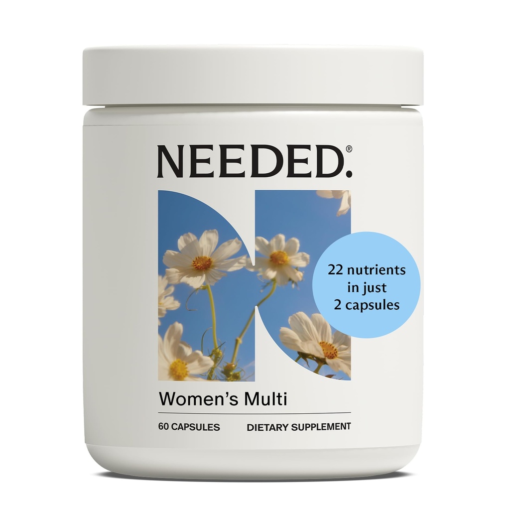 Behoefte. Multivitamine voor vrouwen met 23 vitamines, mineralen en antioxidanten - Daily Womens Multivitamine - Vitamine B12, B6, D3, Choline, Calcium, Biotine, Magnesium, Folaat en Meer (90 Tellen)