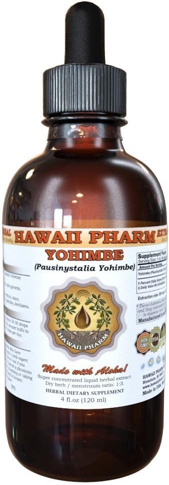 Yohimbe Liquid Extract, Yohimbe Liquid (Pausinystalia Yohimbe) Tinctuur 4 oz