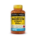 Mason Natural Magnesium citraat 250 mg, snelle absorptie Softgels, 30 dagen levering