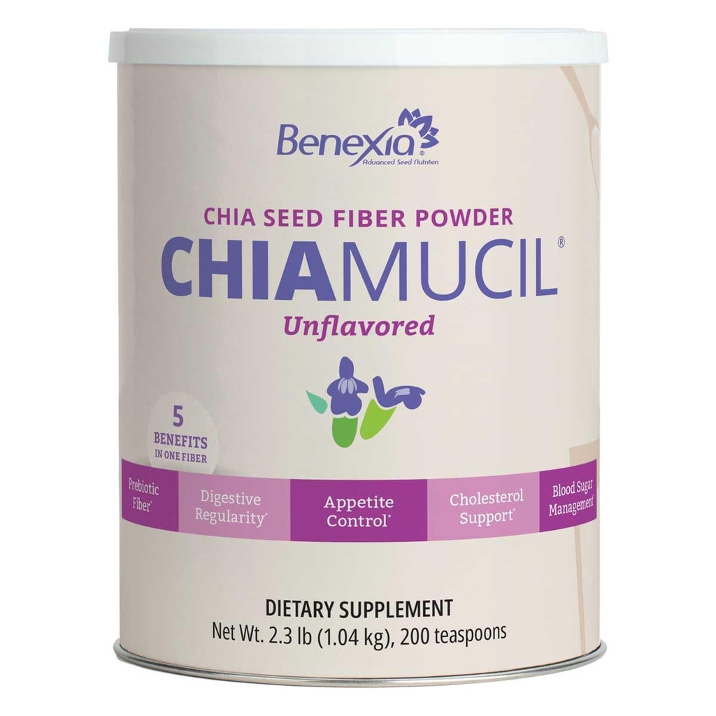 Chiamucil Prebiotic Chia Fiber Supplement Powder 