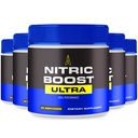 Nitric Boost Ultra Powder, NitricBoost Official Formula to Support Energy Levels and Blood Flow - Maximum Strength, Nitric Booster Ultra BCAA, NitricBoost Ultra Powder Support Reviews (5 Pack)