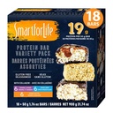 Slim voor het leven - Hoge proteïne, lage suiker Bar Variety Pack, Glutenvrij Caramel Amandel, Chocolade en Pindakaas Chocolade Crunchy Maaltijd Vervanging Bars Werkt met Cookie Diet Non-GMO 18ct