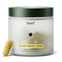Semences AM-02 Énergie + Focus - Supplément Nootropique quotidien pour les femmes et les hommes - Énergie rapide et soutenue jusqu'à 6 heures - Vegan sans caféine et plateau-stable - 30 capsules (30 jours d'approvisionnement)