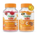 Lifeable Multivitamin Kids + Vitamin C Kids, Gummies Bundle - Great Tasting, Vitamin Supplement, Gluten Free, GMO Free, Chewable Gummy