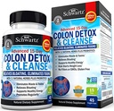 Colon Cleanser en Detox voor Digestieve Ondersteuning - 15 dagen Snelwerkende Extra sterkte Reiniging met Probiotische Vezel, Psyllium Husk en Noni voor Constipatie Relief and Bloating Support, Non-GMO, 45 Tellen