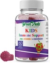 Greenfield Voedingen Halal Immune Ondersteuning Vlierbessen Gummies voor kinderen - Ondersteunt uw immuunsysteem natuurlijk met halal zink en vitamine C Gummy Halal Vitaminen - 60 Delicious Kids Gummy Vitaminen
