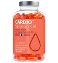 Omega 3 Visolie met hoge sterkte - 1000mg, Noorse zalm Olie met EPA & DHA, geen burping of afdronk, Omega 3 vetzuren supplement voor oog, hersenen en hart, triglyceride vorm - 180 capsules