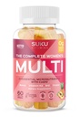 SUKU Vitamines - Complete Vrouwen Multi - met Boron, Vitamine K2, B12, A en meer voor de gezondheid van vrouwen - Gemakkelijk te kauwen - Niet GGO, Gluten Suikervrij - Ananas & Peach Flavored Gummy Vitaminen, 60 Tel.