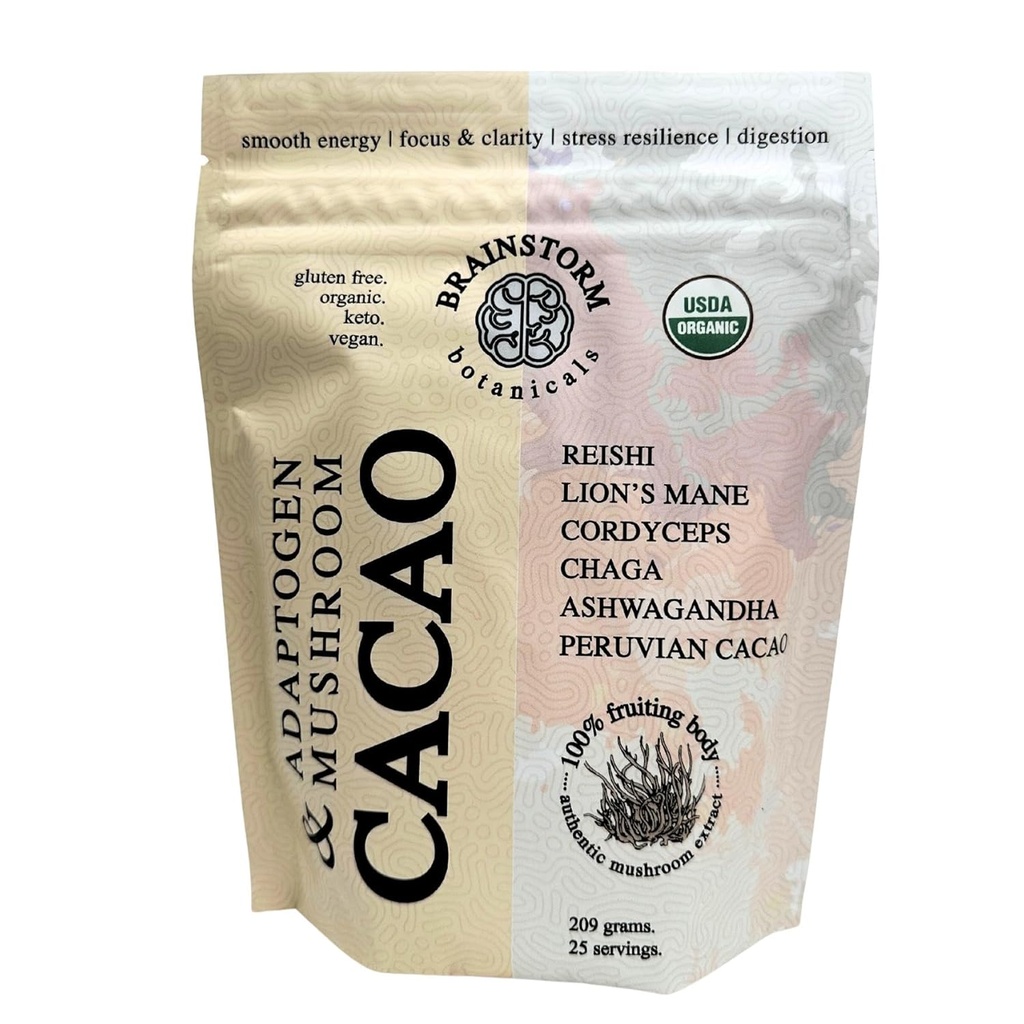 Adaptogen en paddo's Cacao