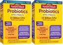 Nature Made Probiotics for Digestief Health Extra Strength 15 Miljard CFU from Live Cultures,Probiotics for Women and Men,30 Probiotic Capsules,30 Day Supply,(Pack of 2)