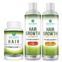 Best Earth Naturals Hair Growth Starter set met haargroei vitamines, Shampoo en Conditioner