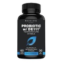 Geavanceerde probiotica met DE111 stam (Bacillus subtilis). Spore Forming Probiotic. Geen koeling nodig. 11.5 miljard Organismen. Probiotica voor vrouwen en mannen. 60 plantaardige capsules.