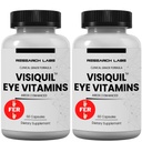 Laboratoires de recherche Vitamines oculaires Absorption accrue AREDS 2 Plus Formule 20mg Lutéine, 10mg Zeaxanthin, Bilberry, Eyebright, Zinc, ALA, Quercetin et autres ingrédients éprouvés pour combattre les problèmes oculaires