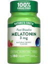 De waarheid van de natuur Melatonine 3mg Fast request Tablets 180 Tellen Natural Berry Smaak 