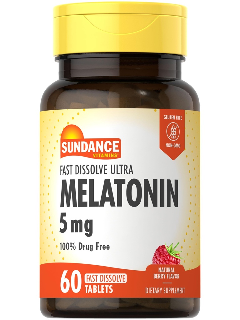 Sundance Melatonine 5mg Fast loss Tablets 