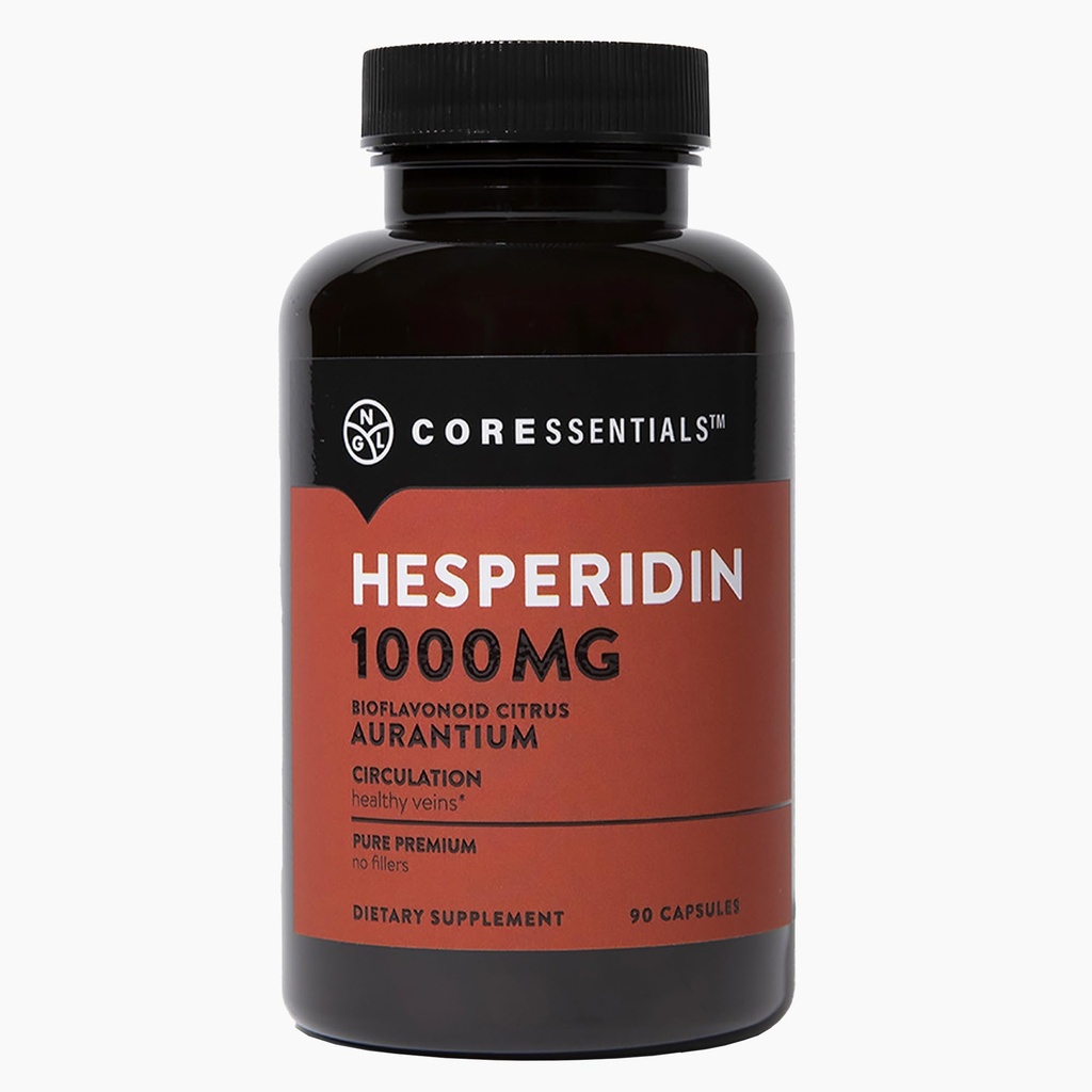 Hesperidine 1000mg - 100% Pure Ingredient geen Mixes of Additieven voor bloedcirculatie, Leg Veins Health, Purity Guarantee 90 Capsules