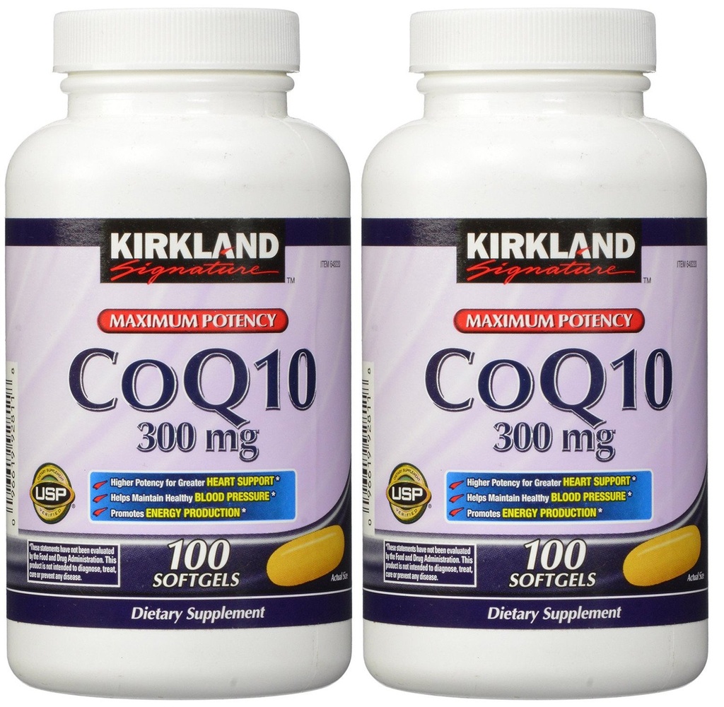 Kirkland wcaqZ, COQ10 300 mg 100 Softgels (verpakking van 2)