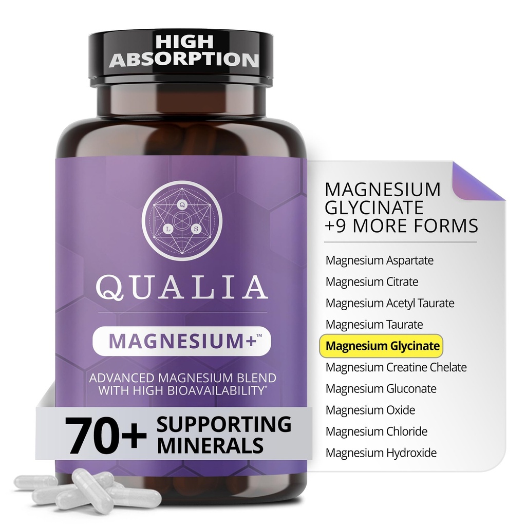 Qualia Magnesium+ Doctor-Formulated. Premium Formule 