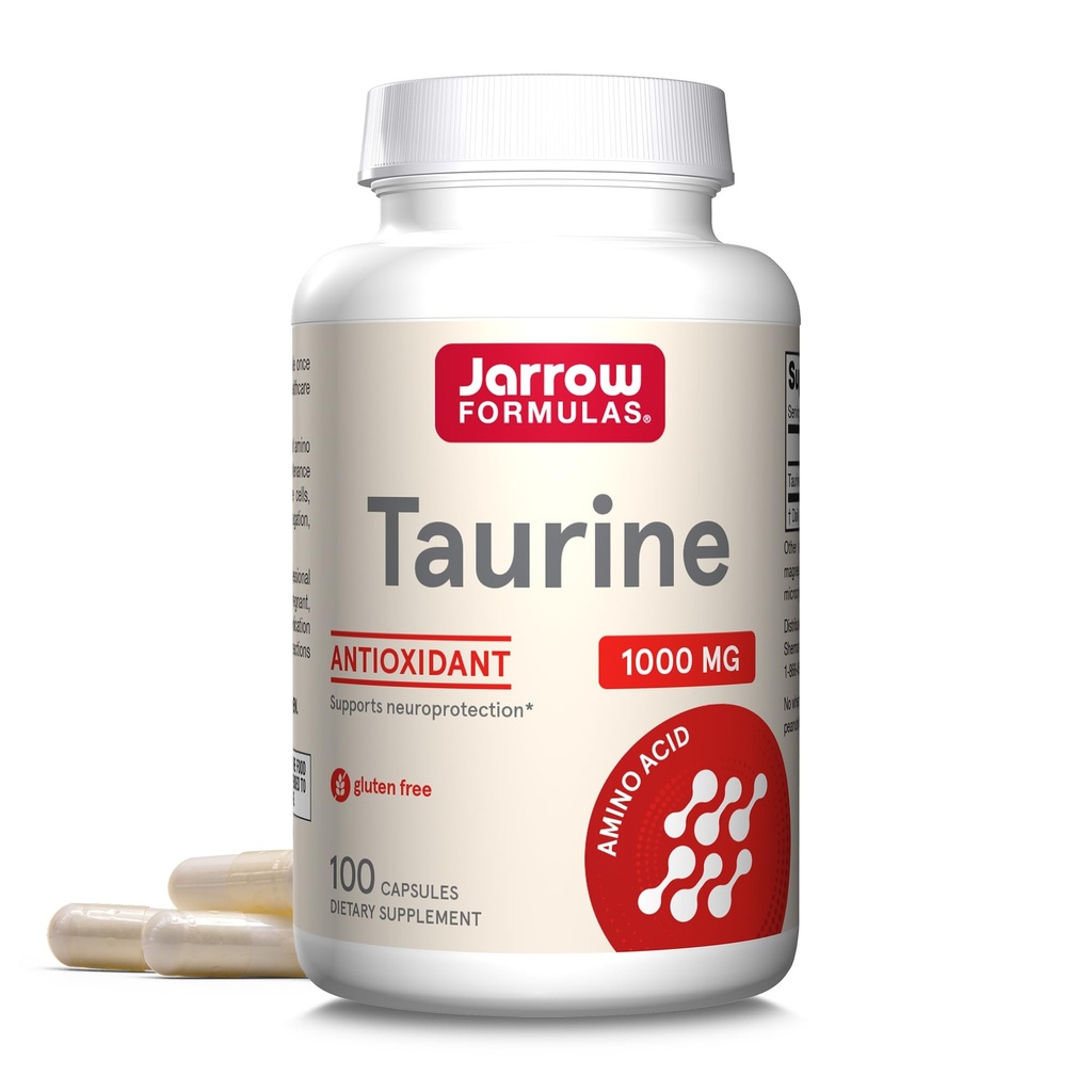 Jarrow Formulas, Taurine, 1000 mg, 100 Capsules