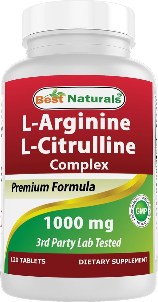 Best Naturals Arginine Citruline Complex 1000 Mg 120 tabletten