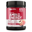Optimum Nutrition Amino Energy - Pré-entraînement avec du thé vert, BCAA, acides aminés, Keto Friendly, extrait de café vert, poudre d'énergie - fusion de fruits, 65 portions (paquetage mai Vary)